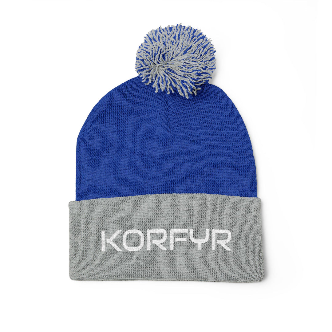 Cozy Pom-Pom Knit Cap | Embroidered Beanie, Winter Accessory, Gifts for Her, Ski Hat, Trendy Knitwear