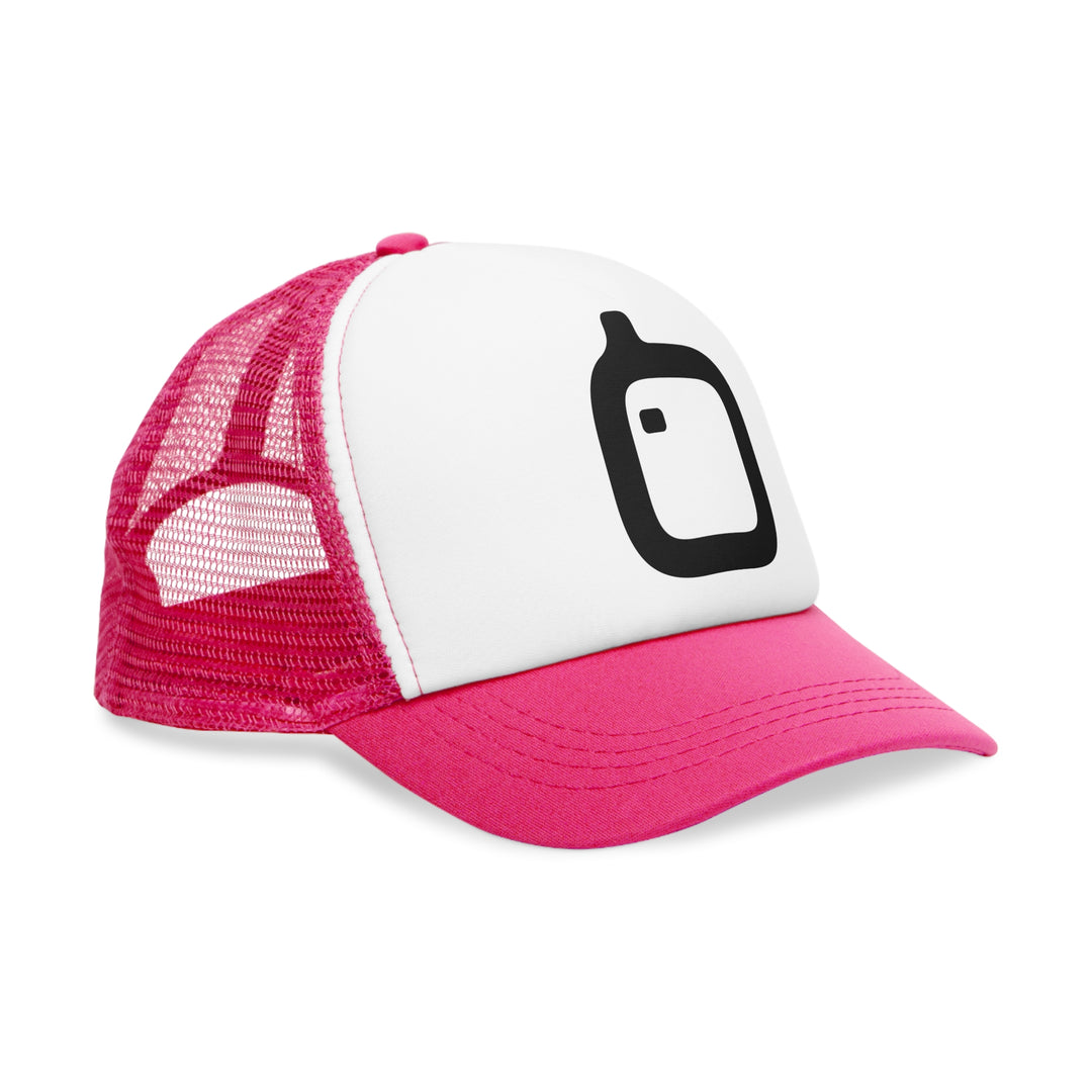 GloFlo Stylish Mesh Cap with Icon, Trendy Trucker Hat for Summer, Outdoor Activities, Casual Wear, Gift for Hat Lovers, Festival Accessory
