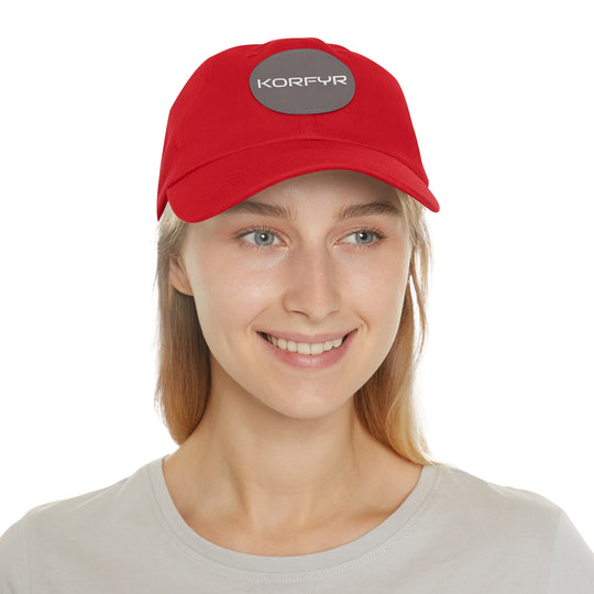 KORFYR Stylish Dad Hat with Leather Patch, Casual Sports Cap, Father’s Day Gift, Summer Accessory, Outdoor Fashion
