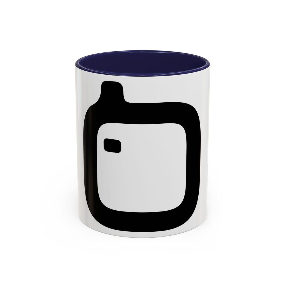 GloFlo Accent Coffee Mug, Black-Handled Mug, Personalized Coffee Cup, Chai Mug, Gift for Coffee Lovers, Ceramic Drinkware