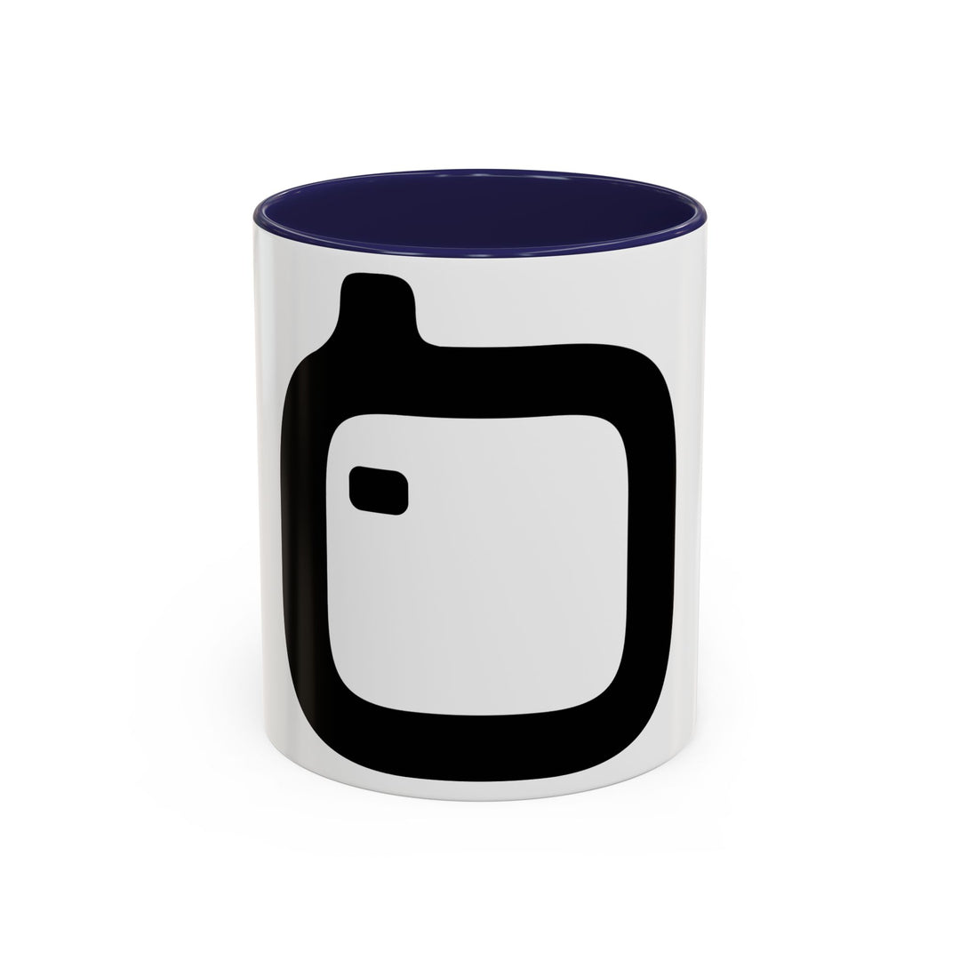 GloFlo Accent Coffee Mug, Black-Handled Mug, Personalized Coffee Cup, Chai Mug, Gift for Coffee Lovers, Ceramic Drinkware