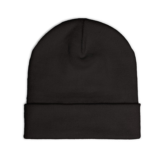 GloFlo Cozy Knit Beanie with Custom Embroidery | Winter Hat, Streetwear Style, Gift for Him/Her, Outdoor Accessories, Fashionable Winter Wear
