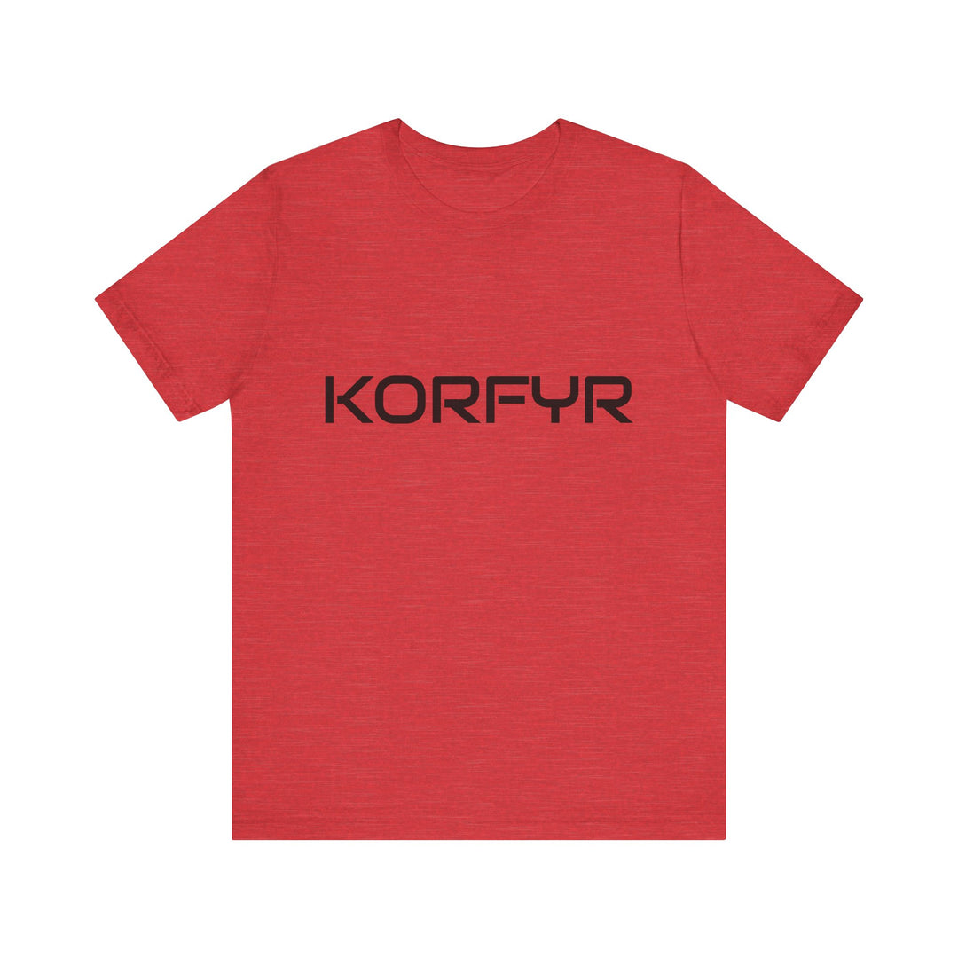 KORFYR Stylish Unisex Jersey Tee - Modern Graphic Tee for Casual Wear, Gifts, Everyday Use, Music Lovers, Trendy Outfit