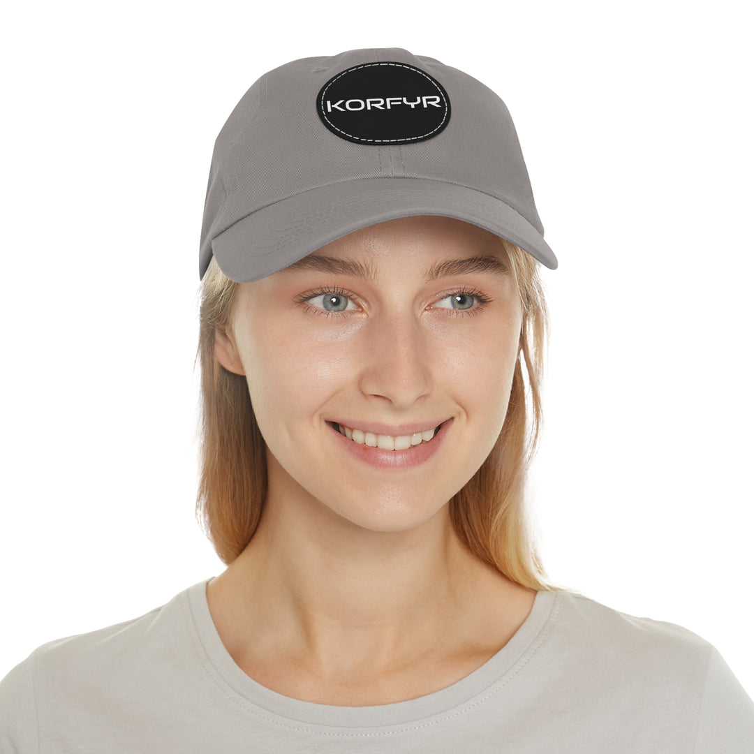KORFYR Stylish Dad Hat with Leather Patch, Casual Sports Cap, Father’s Day Gift, Summer Accessory, Outdoor Fashion
