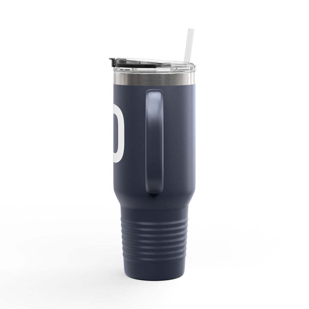 GloFlo Insulated Travel Mug, 40oz - Perfect for Coffee Lovers on the Go, Gift for Travelers, Mothers Day, Work, Camping, Eco-Friendly!