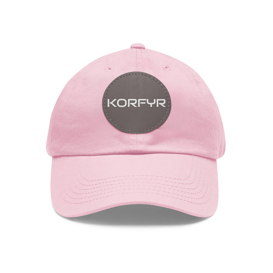 KORFYR Stylish Dad Hat with Leather Patch, Casual Sports Cap, Father’s Day Gift, Summer Accessory, Outdoor Fashion