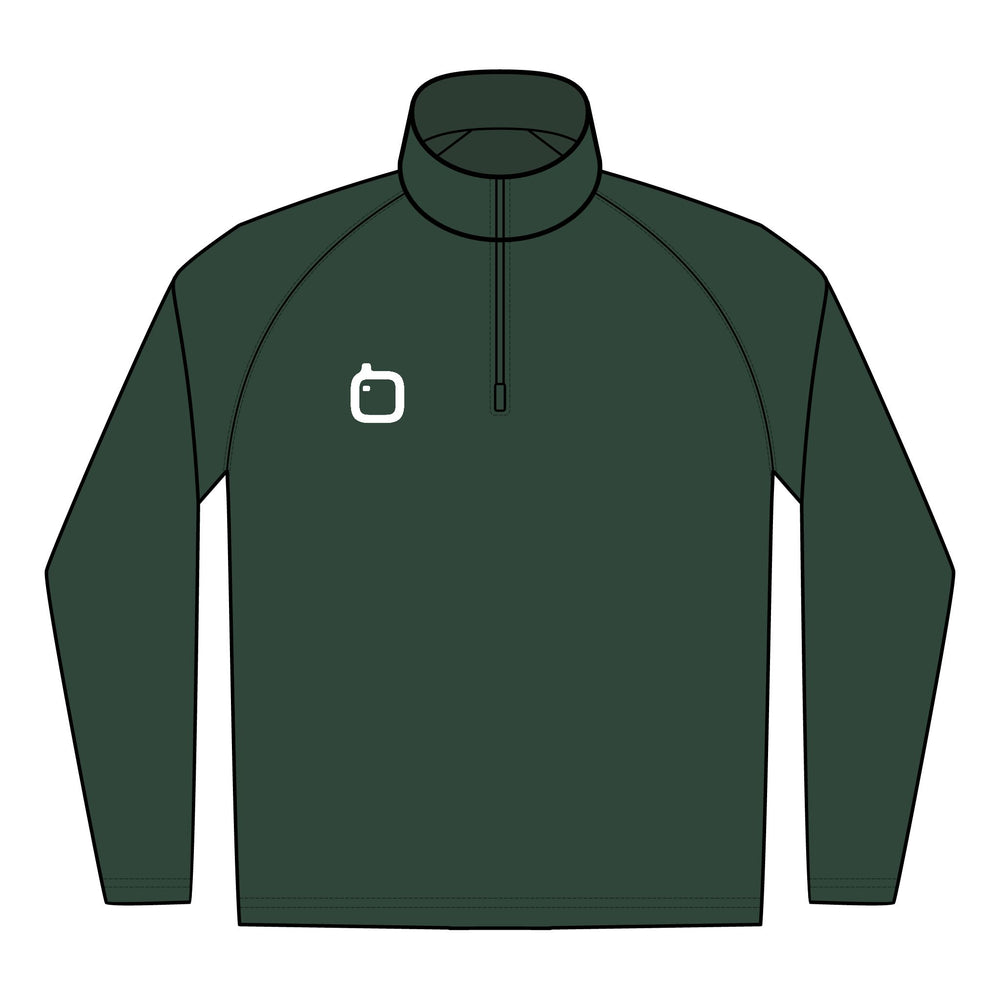GloFlo Men's Performance Quarter-Zip Pullover, Athletic Layer, Workout Gear, Embroidered Top, Casual Sportswear, Gift for Him