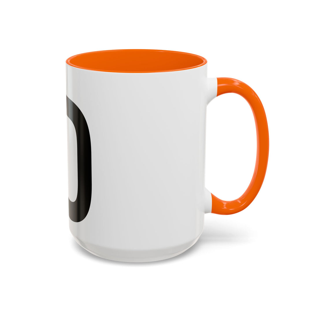 GloFlo Accent Coffee Mug, Black-Handled Mug, Personalized Coffee Cup, Chai Mug, Gift for Coffee Lovers, Ceramic Drinkware
