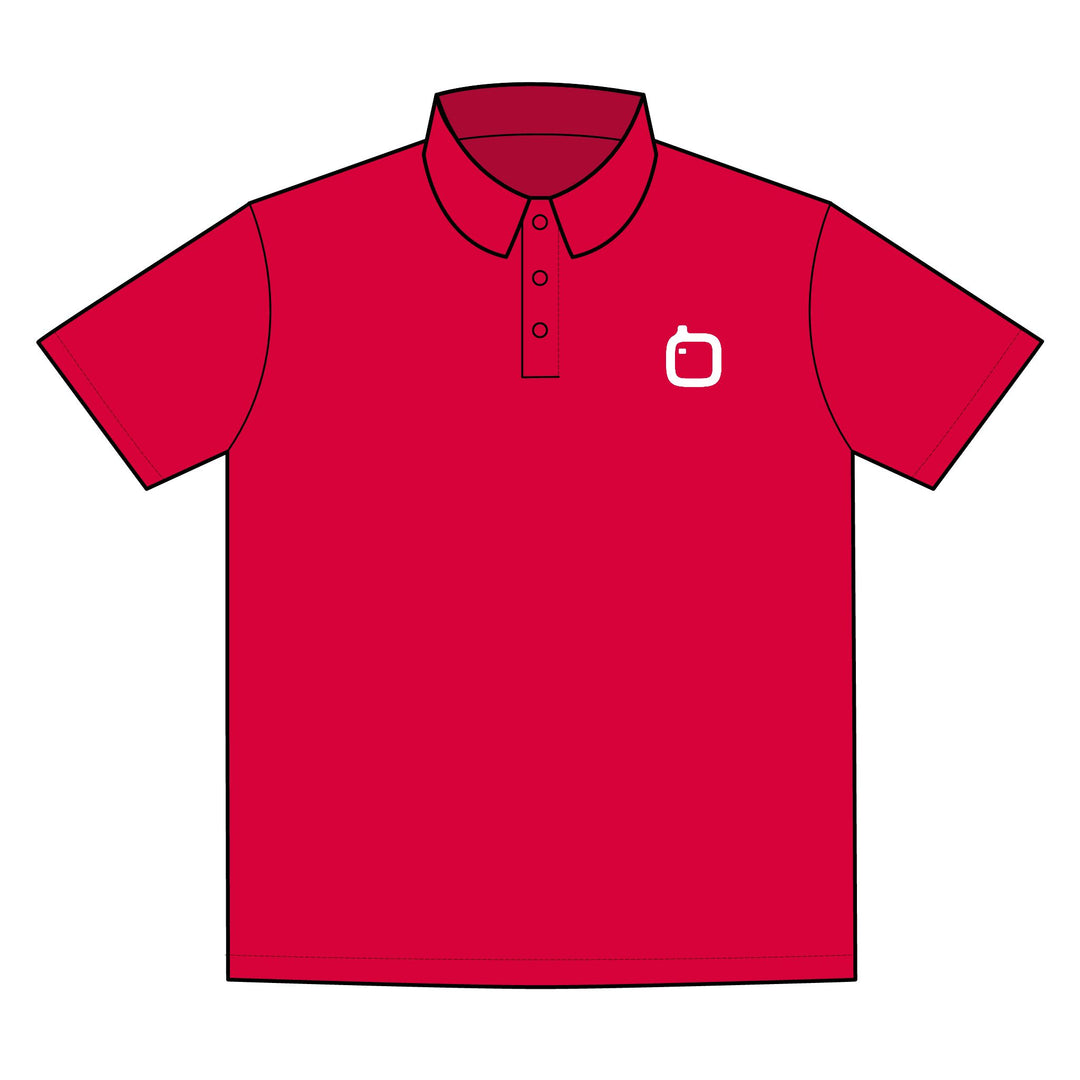 GloFlo Embroidered Sporty Performance Polo - Activewear for Sports, Office, Casual Events, Team Uniform, Gift Idea, Summer Wear