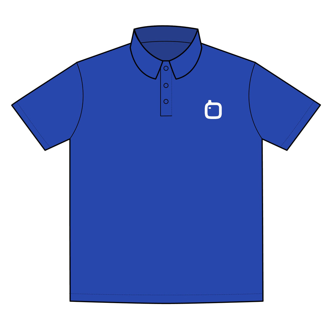 GloFlo Embroidered Sporty Performance Polo - Activewear for Sports, Office, Casual Events, Team Uniform, Gift Idea, Summer Wear