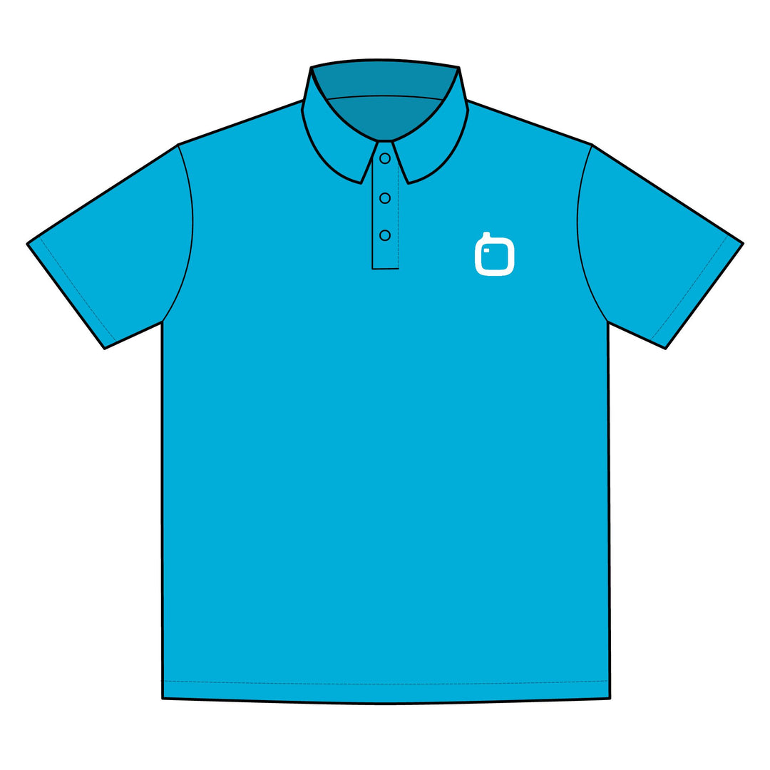 GloFlo Embroidered Sporty Performance Polo - Activewear for Sports, Office, Casual Events, Team Uniform, Gift Idea, Summer Wear