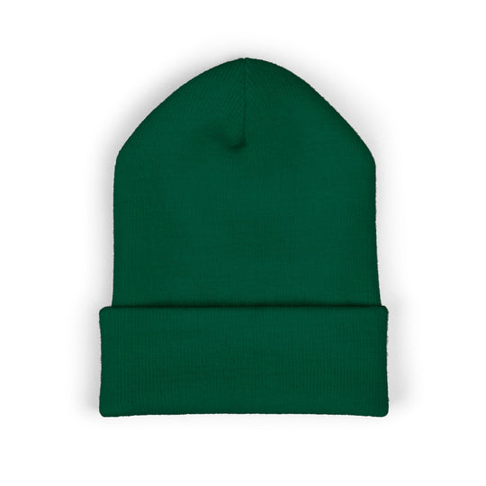 KORFYR Classic Cuffed Beanie - Cozy Embroidered Hat for Winter, Fashion Accessory, Streetwear Style, Gift for Him/Her, Casual Headwear