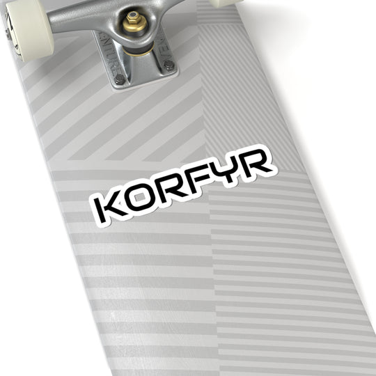 Kiss-Cut Stickers - Modern KORFYR Designs for Personalization, Laptop Decor, Scrapbooking, Gifts, and Customization