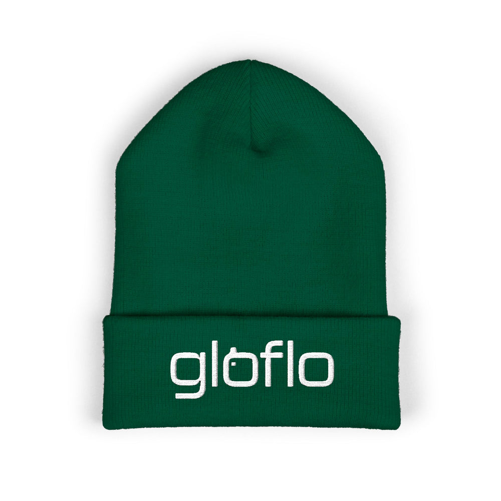 GloFlo Stylish Embroidered Beanie for Cozy Winter Vibes, Perfect Gift for Him/Her, Casual Wear, Outdoor Activities, and Seasonal Celebrations