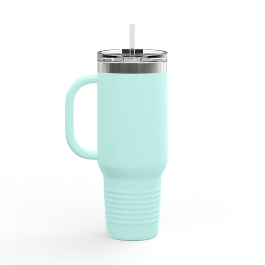 GloFlo Insulated Travel Mug, 40oz - Perfect for Coffee Lovers on the Go, Gift for Travelers, Mothers Day, Work, Camping, Eco-Friendly!