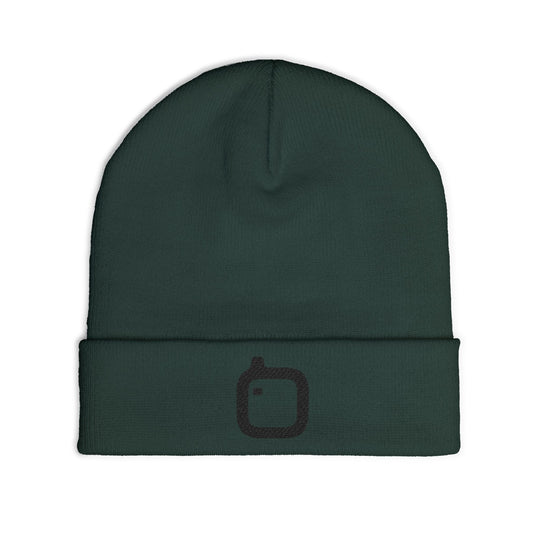 GloFlo Cozy Knit Beanie with Custom Embroidery | Winter Hat, Streetwear Style, Gift for Him/Her, Outdoor Accessories, Fashionable Winter Wear