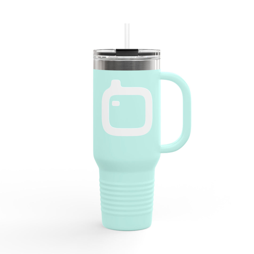 GloFlo Insulated Travel Mug, 40oz - Perfect for Coffee Lovers on the Go, Gift for Travelers, Mothers Day, Work, Camping, Eco-Friendly!