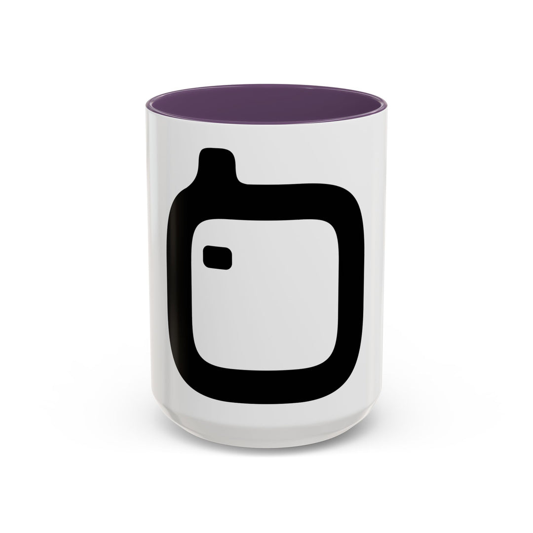 GloFlo Accent Coffee Mug, Black-Handled Mug, Personalized Coffee Cup, Chai Mug, Gift for Coffee Lovers, Ceramic Drinkware