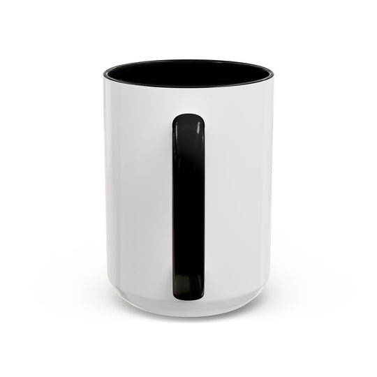 GloFlo Accent Coffee Mug, Black-Handled Mug, Personalized Coffee Cup, Chai Mug, Gift for Coffee Lovers, Ceramic Drinkware