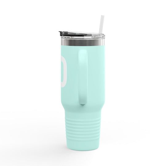 GloFlo Insulated Travel Mug, 40oz - Perfect for Coffee Lovers on the Go, Gift for Travelers, Mothers Day, Work, Camping, Eco-Friendly!