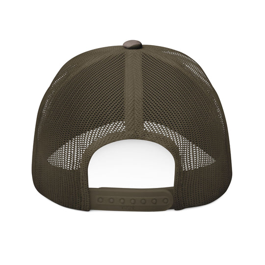 GloFlo Camouflage Embroidered Trucker Hat | Outdoor Style, Men's Fashion, Gift for Him, Hunting Accessory, Casual Wear