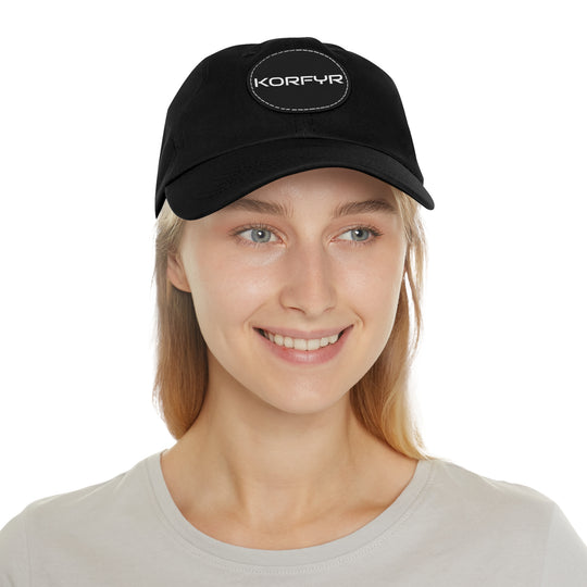 KORFYR Stylish Dad Hat with Leather Patch, Casual Sports Cap, Father’s Day Gift, Summer Accessory, Outdoor Fashion