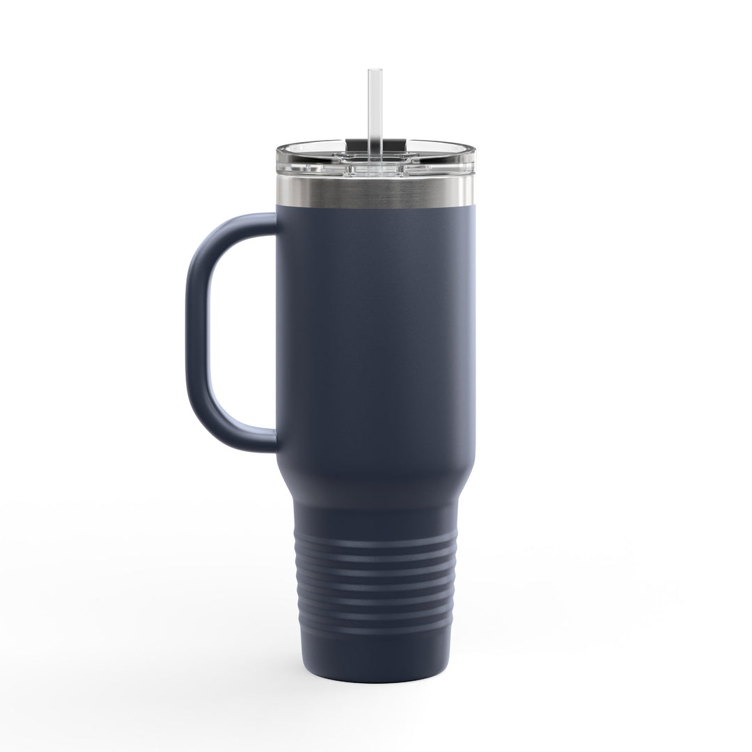 GloFlo Insulated Travel Mug, 40oz - Perfect for Coffee Lovers on the Go, Gift for Travelers, Mothers Day, Work, Camping, Eco-Friendly!