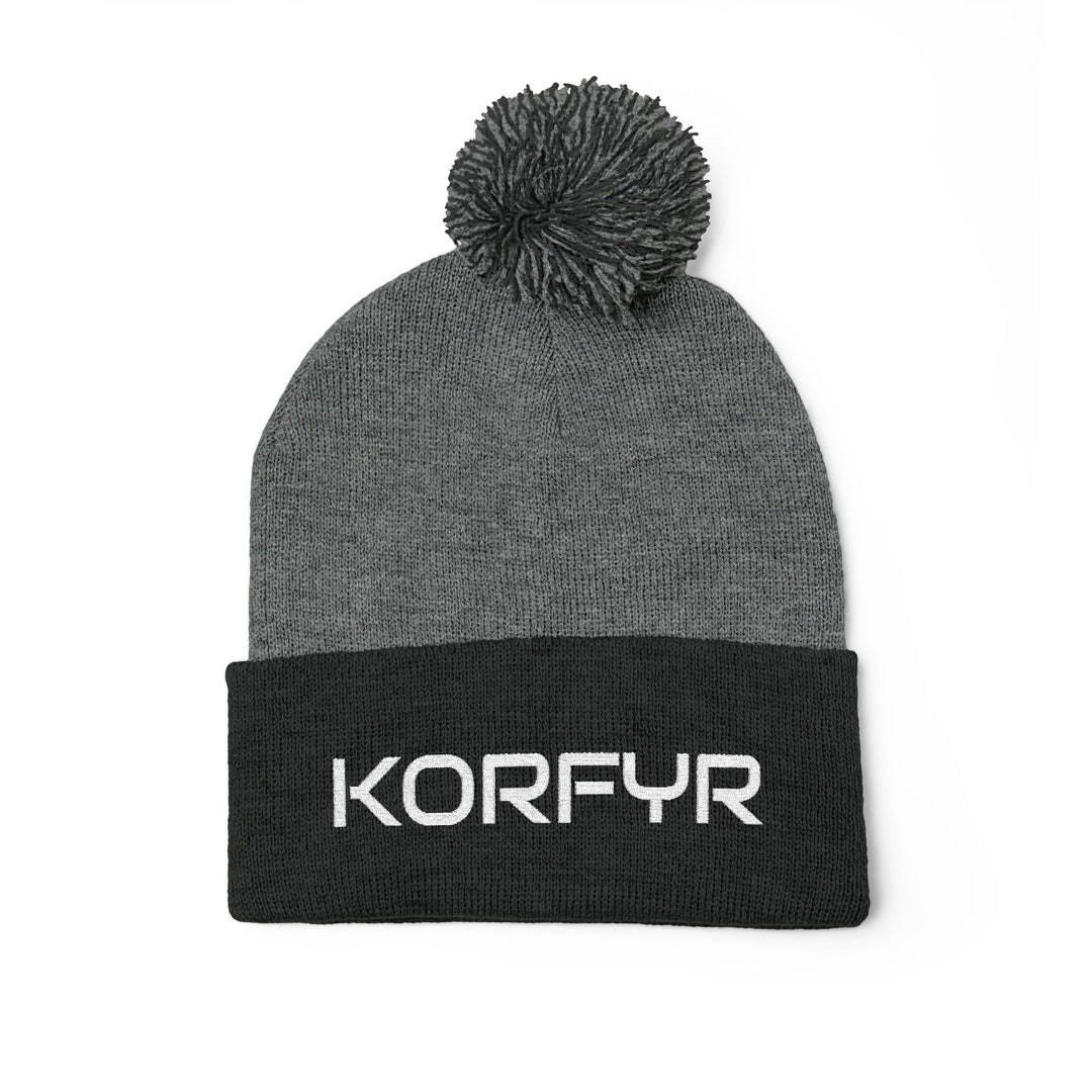 Cozy Pom-Pom Knit Cap | Embroidered Beanie, Winter Accessory, Gifts for Her, Ski Hat, Trendy Knitwear