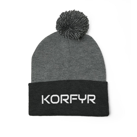 Cozy Pom-Pom Knit Cap | Embroidered Beanie, Winter Accessory, Gifts for Her, Ski Hat, Trendy Knitwear