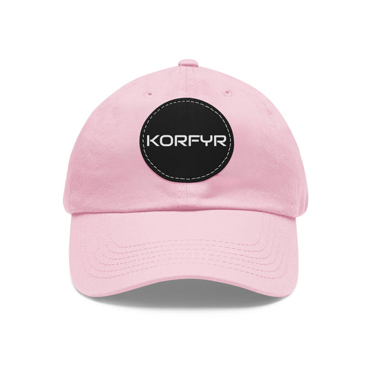 KORFYR Stylish Dad Hat with Leather Patch, Casual Sports Cap, Father’s Day Gift, Summer Accessory, Outdoor Fashion