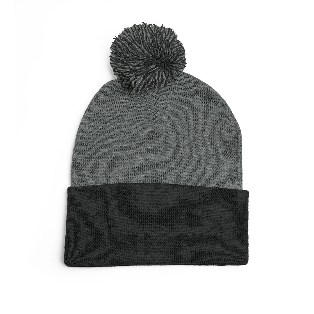Cozy Pom-Pom Knit Cap | Embroidered Beanie, Winter Accessory, Gifts for Her, Ski Hat, Trendy Knitwear