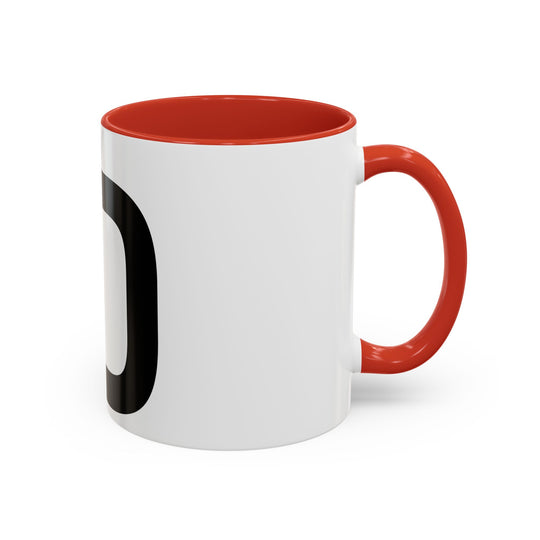 GloFlo Accent Coffee Mug, Black-Handled Mug, Personalized Coffee Cup, Chai Mug, Gift for Coffee Lovers, Ceramic Drinkware