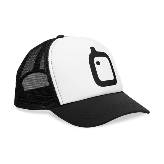 GloFlo Stylish Mesh Cap with Icon, Trendy Trucker Hat for Summer, Outdoor Activities, Casual Wear, Gift for Hat Lovers, Festival Accessory