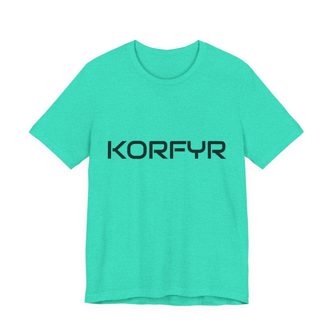 KORFYR Stylish Unisex Jersey Tee - Modern Graphic Tee for Casual Wear, Gifts, Everyday Use, Music Lovers, Trendy Outfit