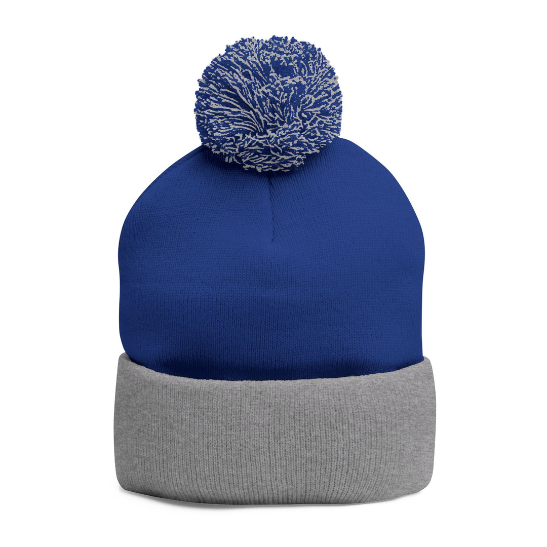 Cozy Pom-Pom Knit Cap | Embroidered Beanie, Winter Accessory, Gifts for Her, Ski Hat, Trendy Knitwear