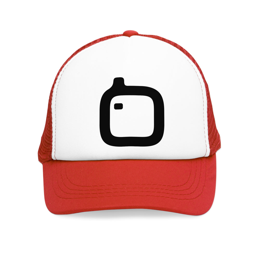 GloFlo Stylish Mesh Cap with Icon, Trendy Trucker Hat for Summer, Outdoor Activities, Casual Wear, Gift for Hat Lovers, Festival Accessory
