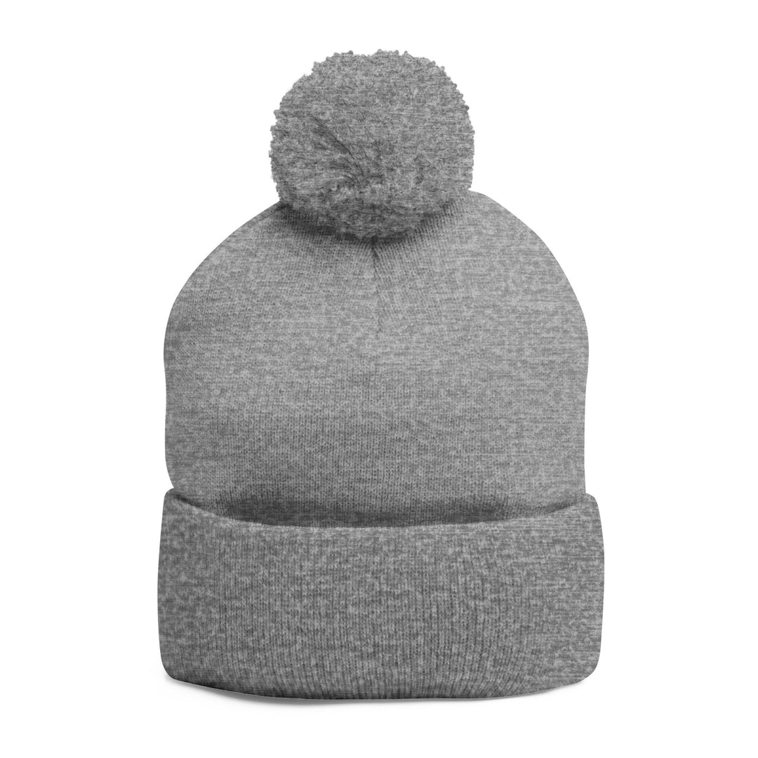 Cozy Pom-Pom Knit Cap | Embroidered Beanie, Winter Accessory, Gifts for Her, Ski Hat, Trendy Knitwear