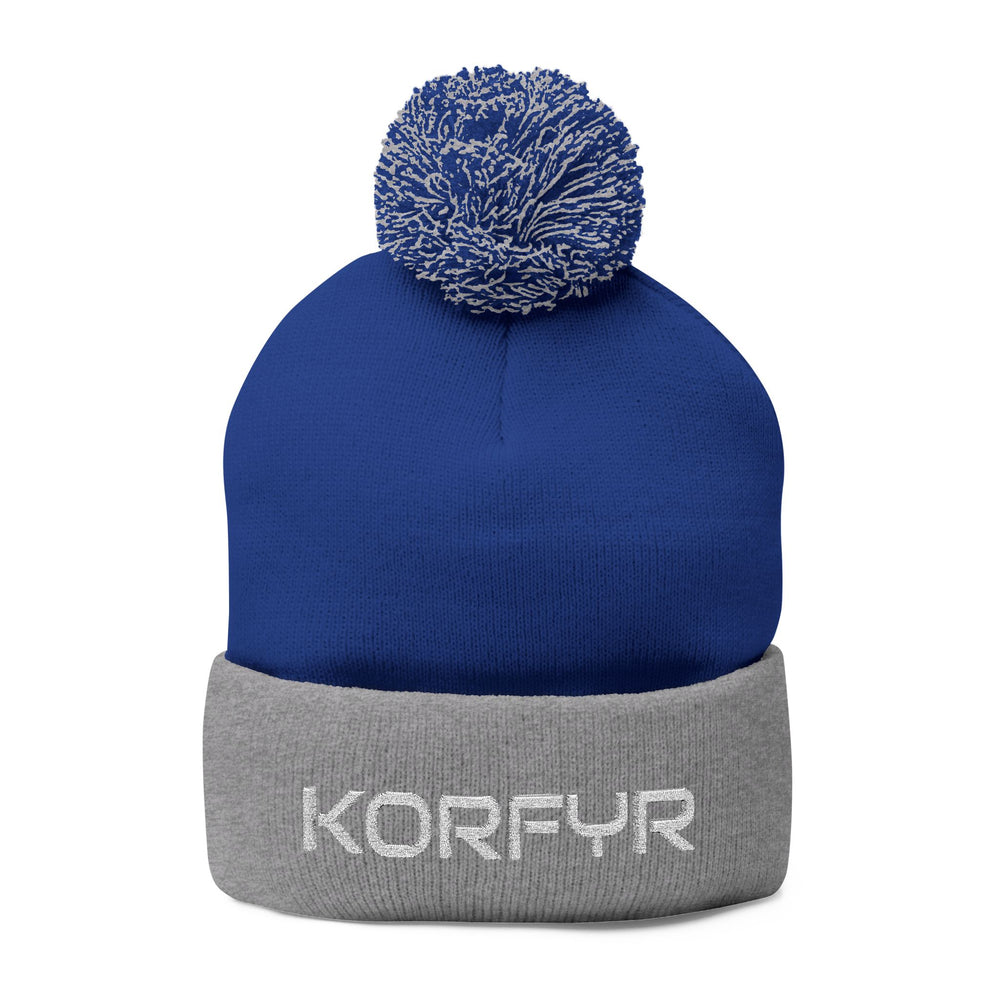 Cozy Pom-Pom Knit Cap | Embroidered Beanie, Winter Accessory, Gifts for Her, Ski Hat, Trendy Knitwear