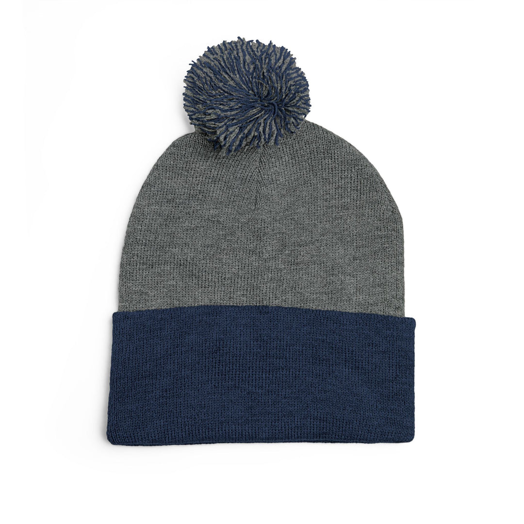 Cozy Pom-Pom Knit Cap | Embroidered Beanie, Winter Accessory, Gifts for Her, Ski Hat, Trendy Knitwear