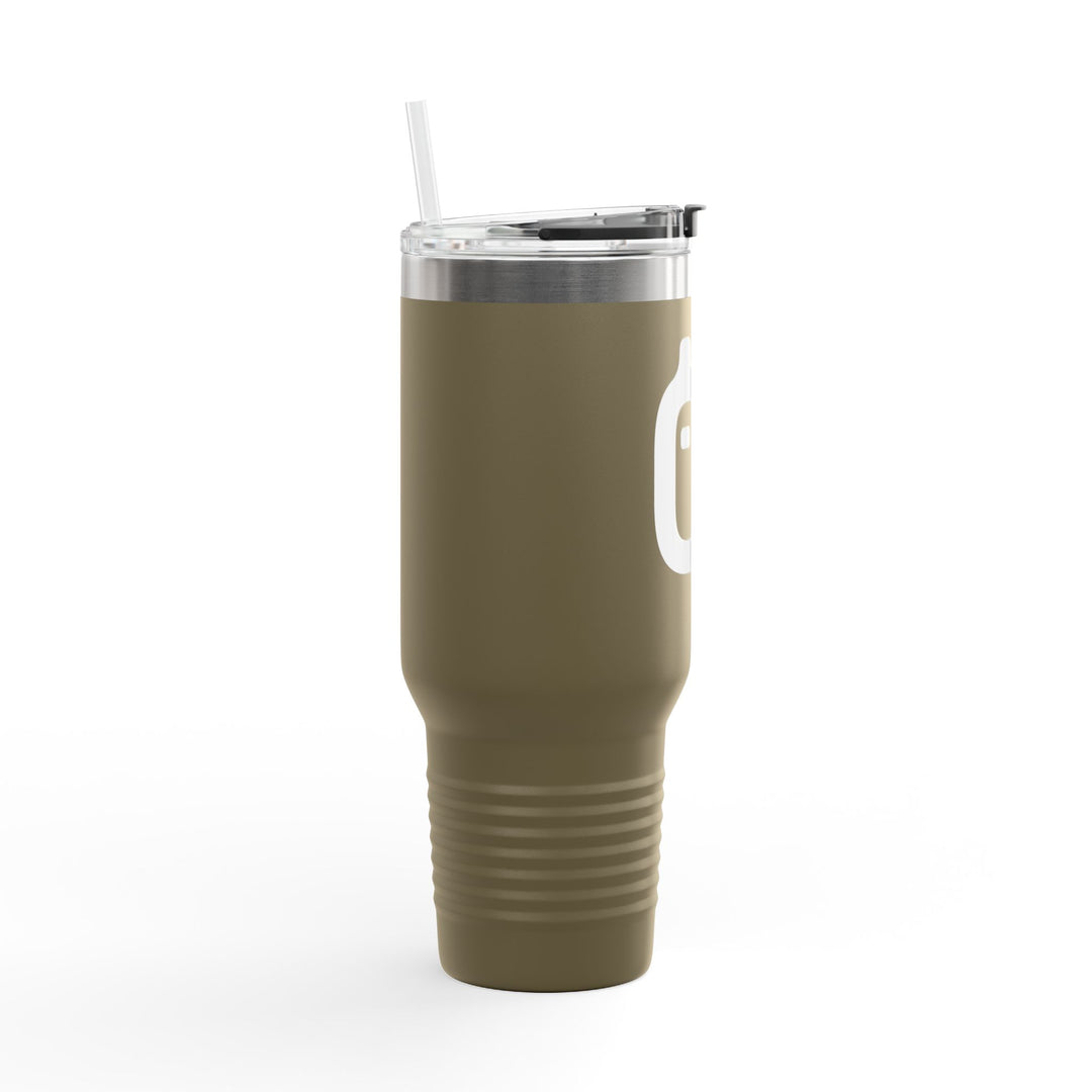 GloFlo Insulated Travel Mug, 40oz - Perfect for Coffee Lovers on the Go, Gift for Travelers, Mothers Day, Work, Camping, Eco-Friendly!