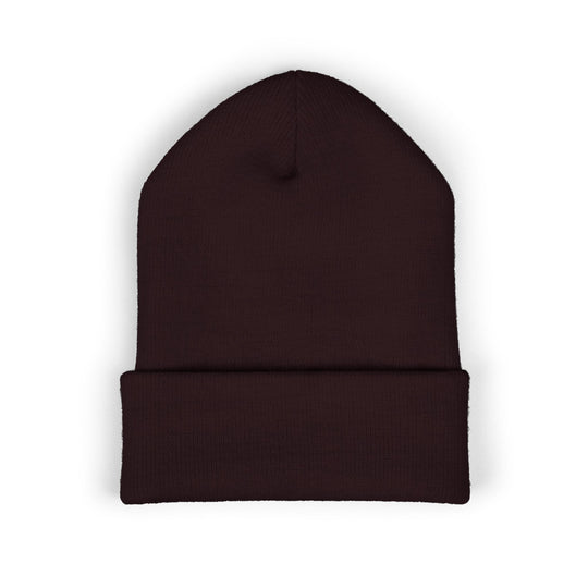 KORFYR Classic Cuffed Beanie - Cozy Embroidered Hat for Winter, Fashion Accessory, Streetwear Style, Gift for Him/Her, Casual Headwear