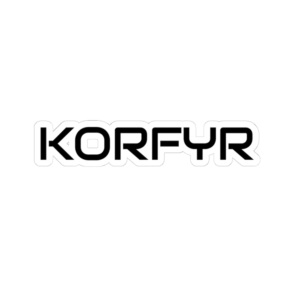 Kiss-Cut Stickers - Modern KORFYR Designs for Personalization, Laptop Decor, Scrapbooking, Gifts, and Customization