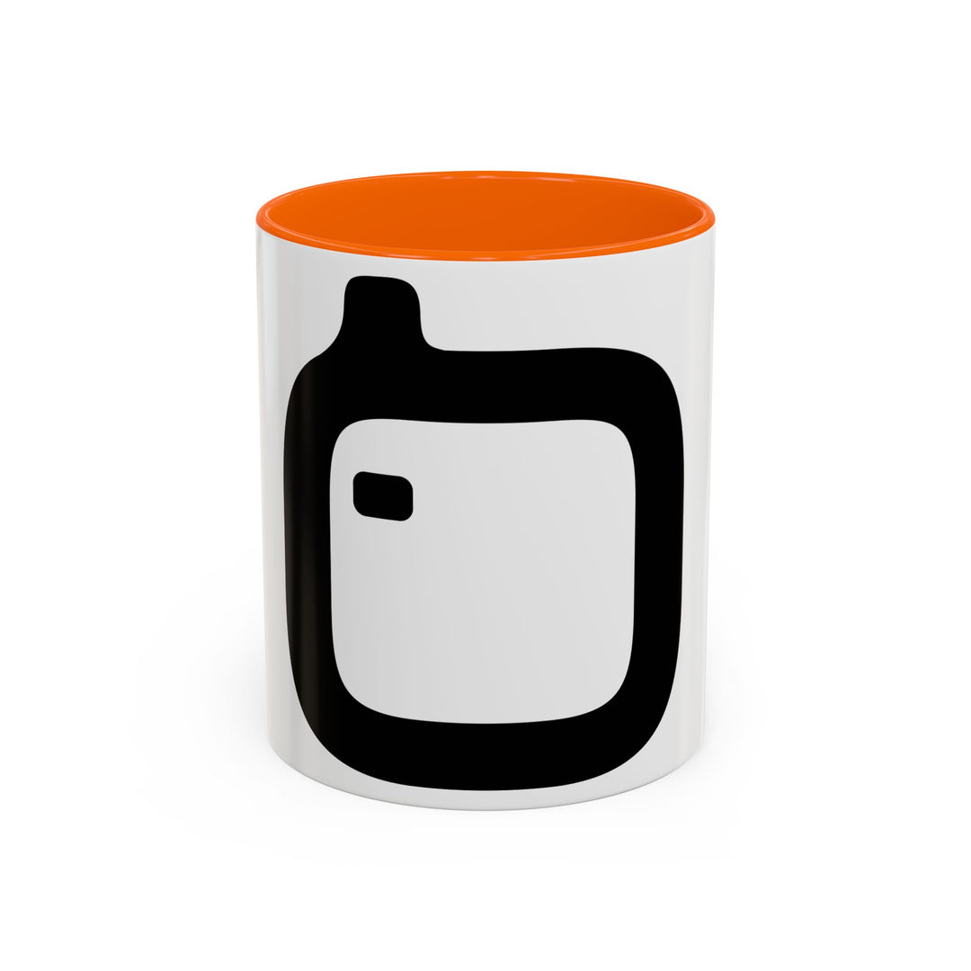 GloFlo Accent Coffee Mug, Black-Handled Mug, Personalized Coffee Cup, Chai Mug, Gift for Coffee Lovers, Ceramic Drinkware