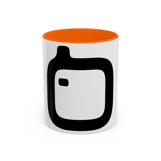 GloFlo Accent Coffee Mug, Black-Handled Mug, Personalized Coffee Cup, Chai Mug, Gift for Coffee Lovers, Ceramic Drinkware