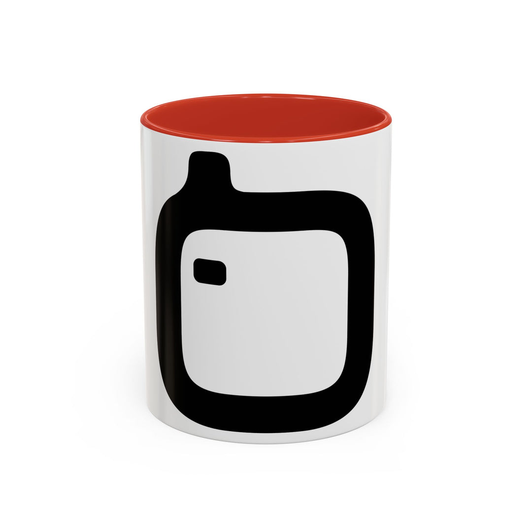 GloFlo Accent Coffee Mug, Black-Handled Mug, Personalized Coffee Cup, Chai Mug, Gift for Coffee Lovers, Ceramic Drinkware