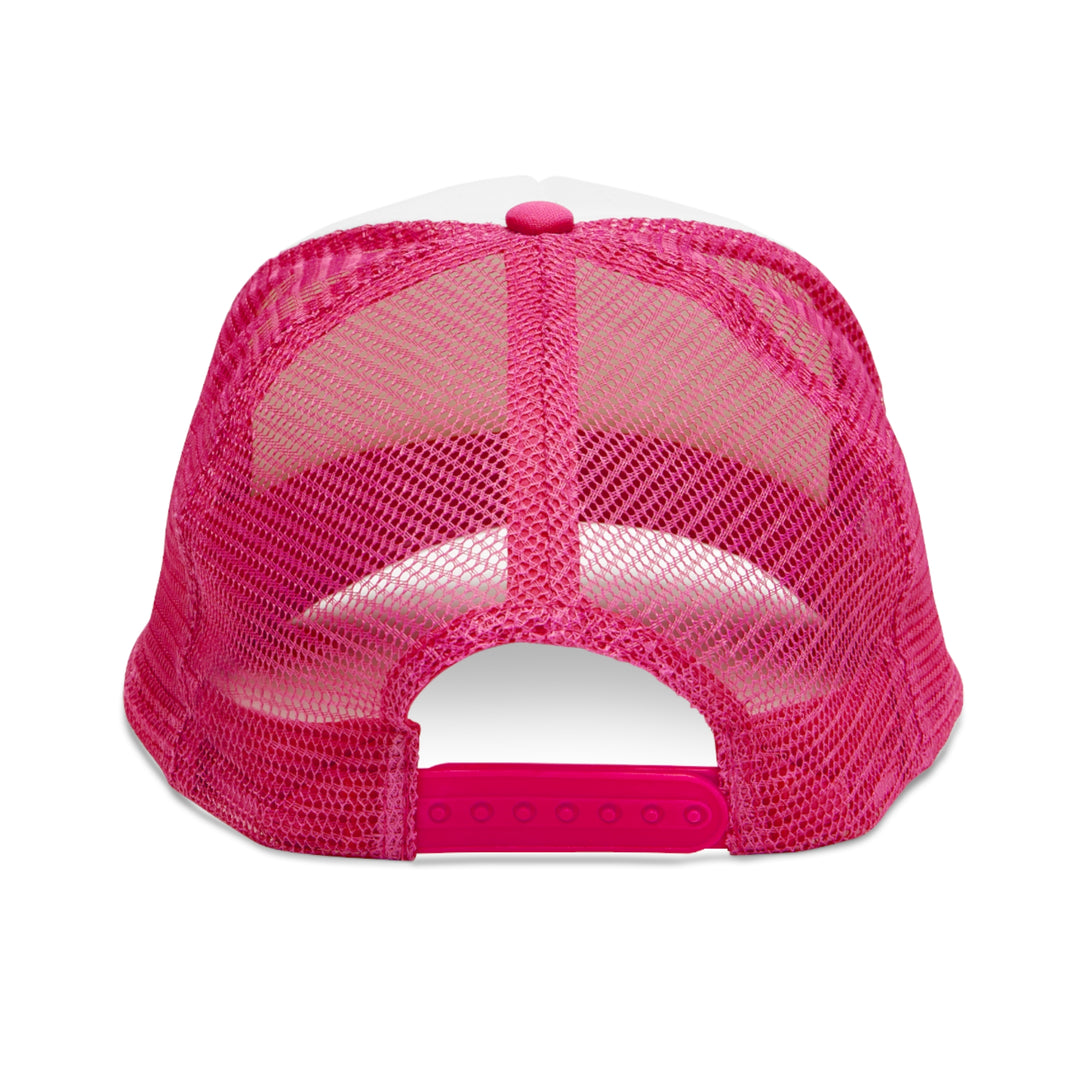 GloFlo Stylish Mesh Cap with Icon, Trendy Trucker Hat for Summer, Outdoor Activities, Casual Wear, Gift for Hat Lovers, Festival Accessory