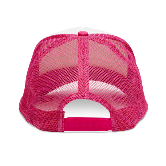 GloFlo Stylish Mesh Cap with Icon, Trendy Trucker Hat for Summer, Outdoor Activities, Casual Wear, Gift for Hat Lovers, Festival Accessory