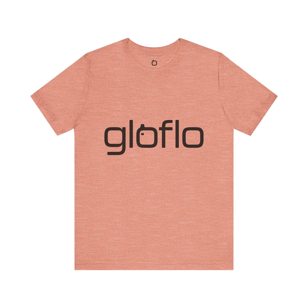 GloFlo Minimalist Logo Tee, Stylish Graphic T-Shirt, Casual Unisex Shirt, Everyday Wear, Gift for Him/Her, Modern Fashion Tee