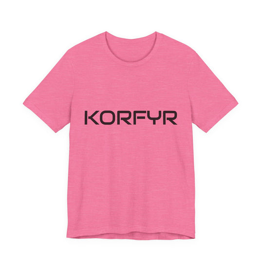 KORFYR Stylish Unisex Jersey Tee - Modern Graphic Tee for Casual Wear, Gifts, Everyday Use, Music Lovers, Trendy Outfit