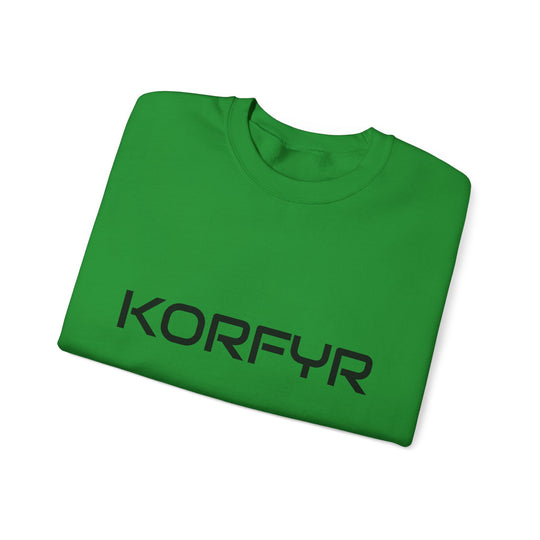 Chic KORFYR Unisex Crewneck Sweatshirt, Casual Layering Essential, Cozy Gift for Friends, Stylish Everyday Wear, Perfect for Any Occasion